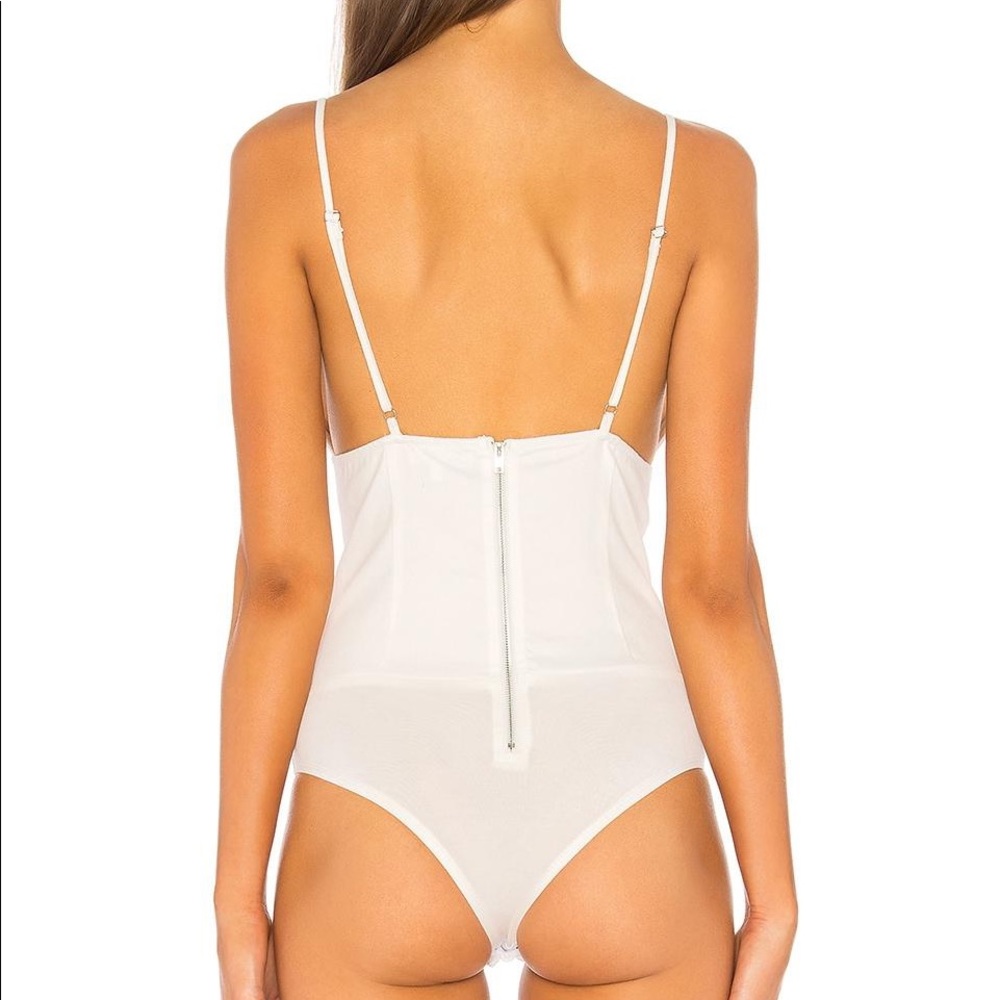 S superdown Rocky Denim Bodysuit in White Denim - Picture 6 of 8